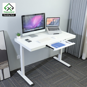 Escritorio Eléctrico Ajustable en Altura para Oficina en Casa, Marco de SPCC con Motor sin Escobillas, Cargador Inalámbrico y Cajón - Product Image 1