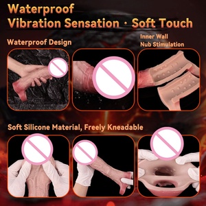 Extensor de Pene ORALSX de 9 Pulgadas con Vibración y Estimulación, Juguetes Sexuales para Retrasar la Eyaculación, Ampliador de Pene, Potenciador Sexual para Hombres - Product Image 5