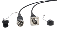 Konektor Kabel Fiber ODC-2 ke LC Fiber Patch Cord Rakitan Soket Steker Industri FTTA Konektor Tahan Air untuk Luar Ruangan