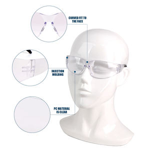 แว่นตานิรภัยแบบใสสำหรับผู้ชายแว่นตานิรภัยป้องกันรอยขีดข่วนและทนต่อแรงกระแทกตามมาตรฐาน Z87.1 ANSI - Product Image 2