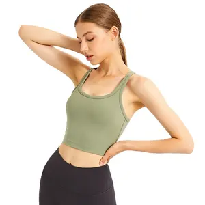 Wholesale women s tank top with shelf bra Casual & Sporty Tanks & Camis –