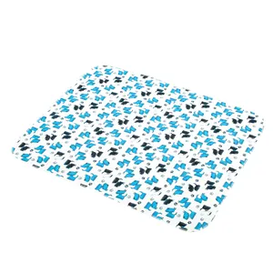 Top 60*60 paw poliestere cat agility dog summer pad dog training pee pads coprimaterasso per cani
