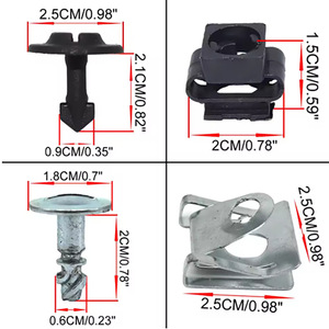 Volkswagen BMW Audi Skoda กันชนรถยนต์แผ่นล่างคลิปยึดเหล็กยึดรถยนต์สำหรับเปลี่ยนซ่อม - Product Image 4