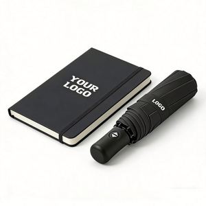 Chinese Guangdong High Quality Promotional Cheap Outdoor Portable 3 Fold Solar <b>Folding</b> Automatic Handle Rain Umbrella Wholesale - Product Image 1