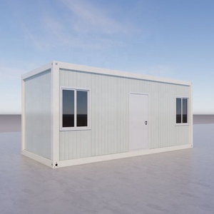 Casa Contenedor Prefabricada de Panel Sándwich de Acero, de Una Sola Habitación, Personalizada de Fábrica, de Bajo Costo, Aislada, para Almacenamiento o <span class=keywords><strong>Apartamento</strong></span>, Diseño Moderno - Product Image 1