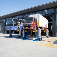 2026 Maxima Kabellose Vier-Säulen-Vierzylinder-Schwerlast-Hebebühne FC85W Hydraulische LKW-Hebebühne CE-zertifiziert 10 Jahre Lebensdauer