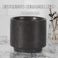Fabricant professionnel – Tasses à expresso en céramique de 300 ml, design Japandi chinois, avec logo Latte non verni, idéales pour les cadeaux