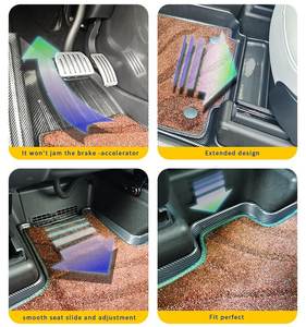 Alfombrillas de <span class=keywords><strong>Coche</strong></span> 3D 5D 7D, Venta Directa de Fábrica, Alfombrillas Inodoras, Duraderas e Impermeables para SEAT Terramar 2025 - Product Image 4