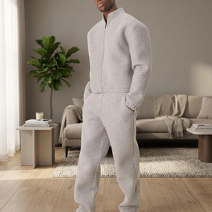 Costume de jogging en coton personnalisé 2 pièces Boxy Heavy Weight pour hommes Baggy Survêtement 2026 - Product Image 2