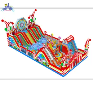 Kids Jumping Kommerzielles hochwertiges aufblasbares Türsteher-Schloss spiel für Erwachsene mit Slide Custom ized PVC für Party