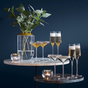 Verres à vin professionnels en <span class=keywords><strong>verre</strong></span> soufflé à la main, sans plomb, électroplaqués or, de la marque SJ, écologiques, vente en gros - Product Image 3