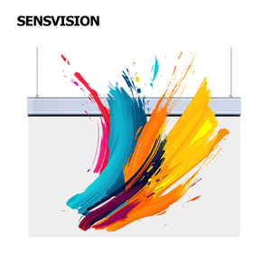 P3.91 p2.5 HD LED phim trong suốt Bảng điều chỉnh hiển thị kỹ thuật số biển Flex Màn hình Áp phích cho Showcase hiển thị cửa sổ trung tâm mua sắm - Product Image 1