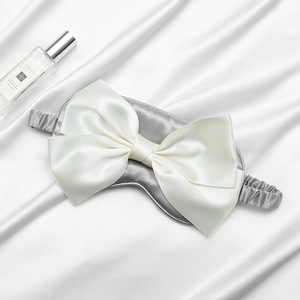 Venta caliente dulce y lindo diseño <span class=keywords><strong>de</strong></span> lazo grande máscara <span class=keywords><strong>de</strong></span> ojo <span class=keywords><strong>de</strong></span> seda Blackout Sleep Eye Mask transpirable <span class=keywords><strong>niñas</strong></span> máscara <span class=keywords><strong>de</strong></span> ojo <span class=keywords><strong>de</strong></span> viaje - Product Image 3
