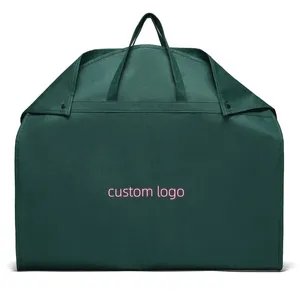 Niet-Geweven Stof Pakken Verpakking Tassen Covers Voor Kleding Pak Cover Kleding Pak Tas Custom Logo