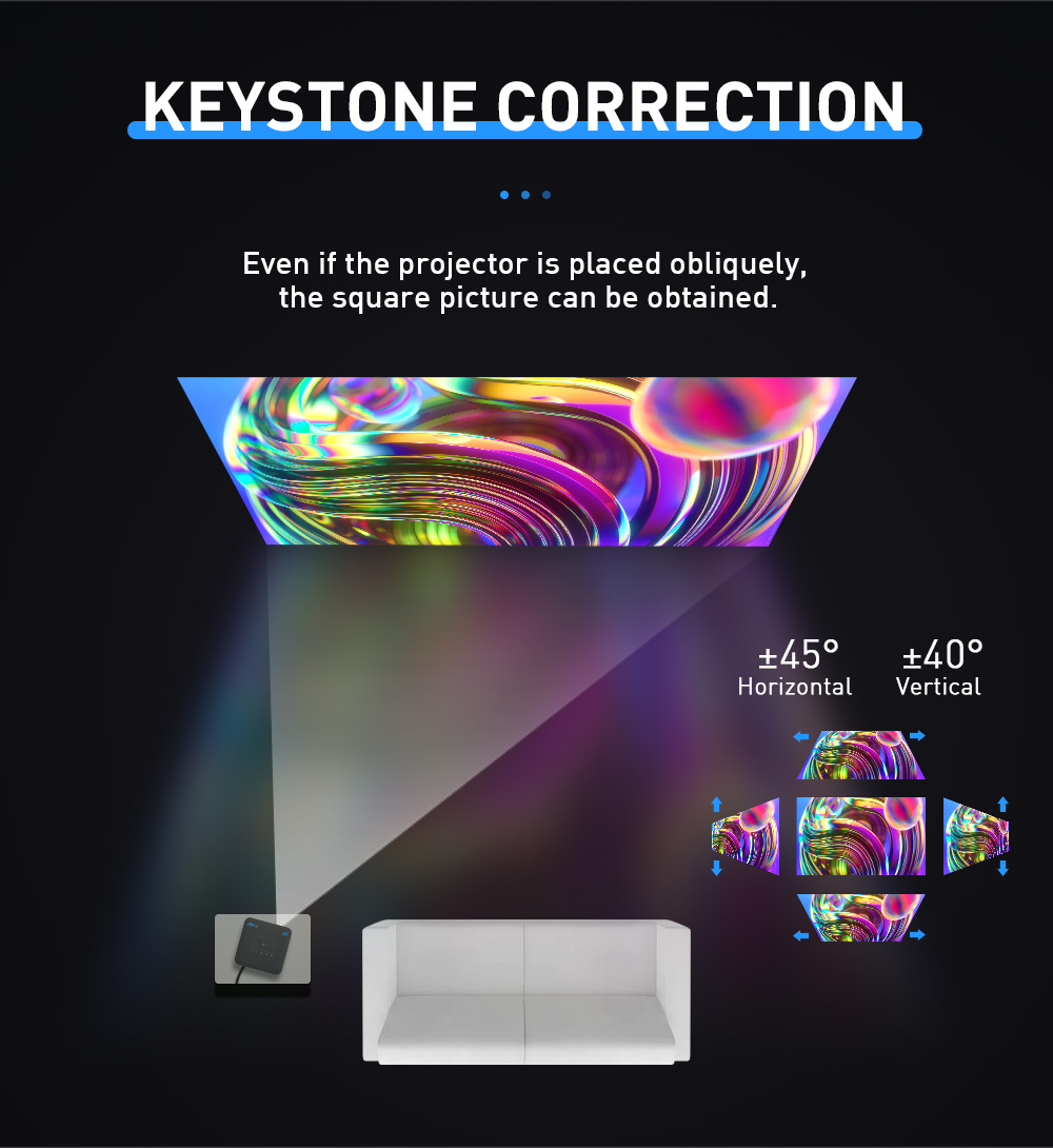 [YIDAHAI P15]300 ANSI LUMENS LED+DLP AI  Full HD WIFI Movie Android smartphone  for Home theater Digital beamer Proyector
