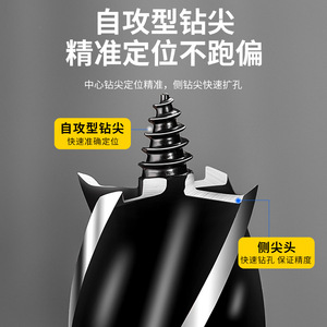 Niu Xiang Woodworking Drill Bit 22mm Carbide Fast Boring Bit For Smooth Finish - Product Image 4