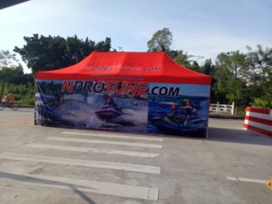 Carpa Plegable Publicitaria Ecológica Personalizada de 4x8m, Impermeable, Resistente, Portátil, para Interiores y Exteriores - Product Image 6