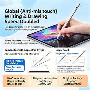 Stylet capacitif actif métallique haute précision avec rejet de la paume et antidérapant pour Apple iPad, iPad Pro, iPad Air - Product Image 4