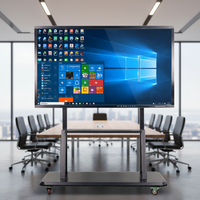 Tableau blanc interactif multi-touch de 75 pouces pour bureau, conférence, école, écran tactile HD, tout-en-un, tableau blanc intelligent