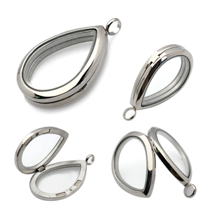 Mặt Dây Chuyền Mề Đay Sống Hình Giọt Nước Bằng Thép Không Gỉ Mặt Dây Chuyền Vòng Cổ Mặt Dây Chuyền Mặt Dây Chuyền Làm Trang Sức Cho Nữ - Product Image 2