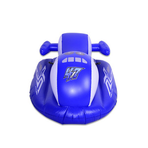 Bote inflable para niños, color azul, 120x40 cm, asiento individual, juguete acuático de PVC para piscina - Product Image 1