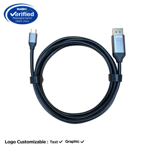 Nuevo <span class=keywords><strong>Cable</strong></span> Adaptador <span class=keywords><strong>de</strong></span> Tipo C a <span class=keywords><strong>DisplayPort</strong></span> <span class=keywords><strong>de</strong></span> 2 Metros, 8K 60HZ, Compatible con Conversión <span class=keywords><strong>de</strong></span> <span class=keywords><strong>DisplayPort</strong></span> a Tipo C, con PVC y Nailon - Product Image 6