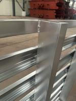 Chariot élévateur en acier galvanisé de marque YJC, taille standard, haute capacité, avec cadre en fer, pour entrepôt, vente en gros, meilleur prix, du fabricant chinois