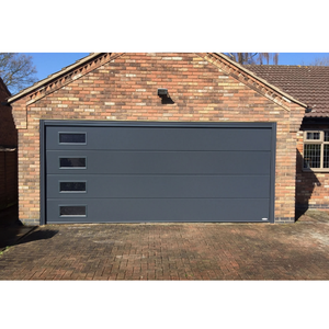 Porte de <span class=keywords><strong>garage</strong></span> de style moderne fabriquée en Chine avec un design en aluminium à bas <span class=keywords><strong>prix</strong></span> et une isolation thermique pour les villas - Product Image 3