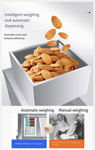 Máquina de envasado granular de aperitivos con pesadora multicabezal para nueces, granos de café para alimentos, sello de llenado de bolsas de granos verticales - Product Image 4