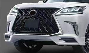 2016 + LX570 modificato <span class=keywords><strong>T</strong></span> <span class=keywords><strong>R</strong></span> D Style accessori per il lifting esterno, tra cui la griglia paraurti anteriore aggiornamento compatibile 2021 + modelli - Product Image 4