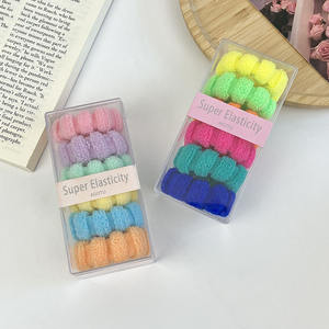 6 шт., эластичные бесшовные резинки для волос - Product Image 4