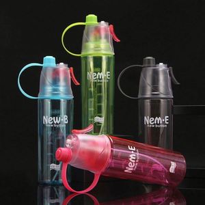 Sports Spray Water Bottle Factory Direct Sales Gift <b>Plastic</b> Outdoor Reusable Creative Gift Design Food Safe Anti-Corrosion - Product Image 3