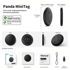 Traceur intelligent étanche IP66, 365 jours d'autonomie, localisateur mondial pour animaux, enfants, voitures, compatible avec Apple Find My et Google Find Hub - Product Image 3