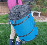 Fourre-tout robuste pour le jardinage, sacs de rangement pour jardin, sac poubelle pliable, conteneur de déchets de feuilles de pelouse de 30 gallons, poubelle de camping