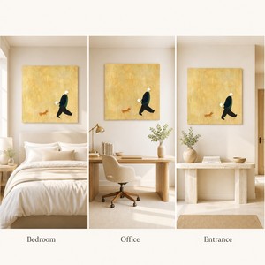 Cuadros Decorativos de Pared, Lienzo Artístico con Diseño de Mariposa, Estilo Wabi-Sabi, Minimalista, Abstracto, Naturaleza Muerta, Nórdico, Japandi, Impermeable, Ecológico, Giclée - Product Image 4