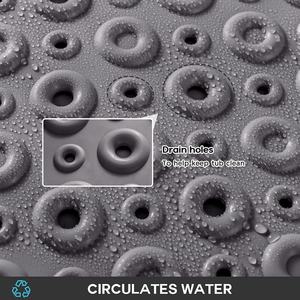 PVC résistant à la <span class=keywords><strong>moisissure</strong></span> <span class=keywords><strong>antidérapant</strong></span> bain <span class=keywords><strong>douche</strong></span> salle de bains pieds baignoire épurateur massage <span class=keywords><strong>tapis</strong></span> de bain avec fond d'aspiration - Product Image 6