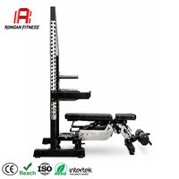 Rak Squat Bench Press Multifungsi Komersial OEM ODM, Peralatan Latihan Kekuatan Tubuh Baja Tugas Berat untuk Kebugaran Gym