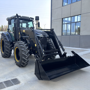 Tracteur Agricole Neuf à Bas Prix 150 ch 4x4, avec Godet Chargeur Frontal 4-en-1 – En Vente - Product Image 1