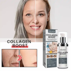 Suero Facial Antienvejecimiento con Colágeno, Iluminador, Estimulante de Colágeno, Eliminador de Arrugas y Manchas Oscuras, Reparador de la Piel, Corrector, Marca Privada - Product Image 4