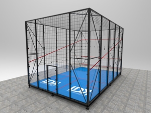 Campo da <span class=keywords><strong>Squash</strong></span> Panoramico Completo con Rete Superiore, Attrezzatura Professionale - Product Image 1