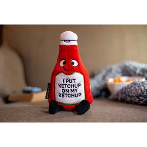 Punchkins Ketchup Plushie Cute Ketchup Bottle Toy Animal Funny Kids' Gift with a Sense of Humor - Product Image 4