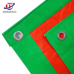 Bâche en PE verte argentée imperméable 120 GSM 4x8m de Chine avec protection UV, toile plastique pour couverture industrielle - Product Image 2