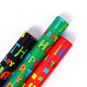 New 50*70 cm Birthday Gift <b>Wrapping</b> <b>Paper</b> Packing 6 Pieces Kids <b>Wrapping</b> Papern - Product Image 2