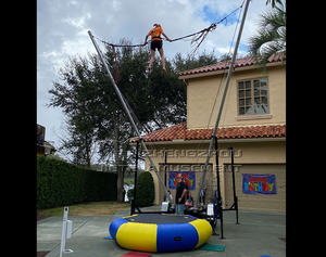 Parque evento juego transfolin de inflables mas saltante infantil bungee 4 <span class=keywords><strong>persona</strong></span> en venta - Product Image 2