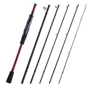 <span class=keywords><strong>Canne</strong></span> à pêche de <span class=keywords><strong>mer</strong></span> en carbone 24T 1.98m 2.1m 2.4m 2.7m avec siège de moulinet ABS EVA Grip et anneaux de guidage en céramique Conception de durabilité améliorée - Product Image 1