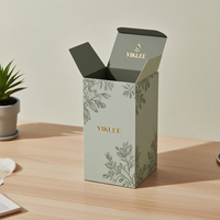 Marca Embalaje personalizado Botella de baño Embalaje Botella de gel de ducha Caja de embalaje Botella de gel exprimible Caja de papel para botella de plástico