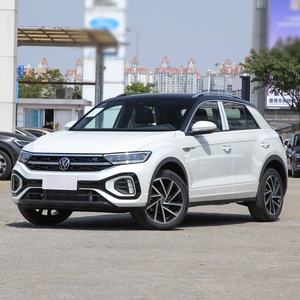2021 para Volkswagen <span class=keywords><strong>T</strong></span>-<span class=keywords><strong>Roc</strong></span> SUV económico elegante con caja de cambios automática de combustible <span class=keywords><strong>híbrido</strong></span> asientos de cuero de dirección izquierda Interior oscuro - Product Image 2