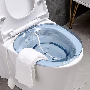 Siège de vapeur Yoni pour toilettes, pour bain de siège vapeur, en plastique, facile à utiliser, pour soins vaginaux et pour personnes âgées - Product Image 1