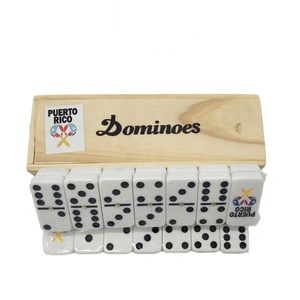 <span class=keywords><strong>Dominos</strong></span> en <span class=keywords><strong>bois</strong></span> de haute qualité, fabrication directe d'usine, logo personnalisé, <span class=keywords><strong>dominos</strong></span> professionnels portoricains, double six, 28 tuiles dans une boîte - Product Image 2