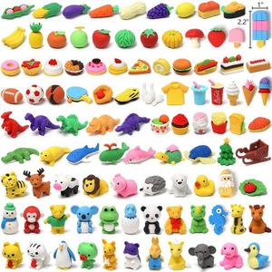 Gommes à effacer 3D en forme d'animaux, sans poussière, de haute qualité, les plus vendues, avec couleur personnalisée, pour usage promotionnel, en matériau TPR/PVC - Product Image 1